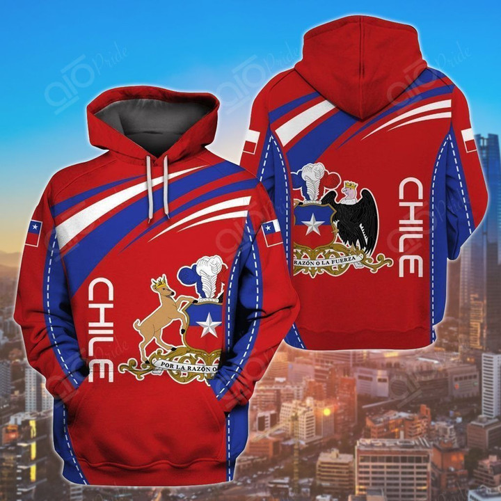 Chile Coat Of Arms Unisex Hoodies Bt09