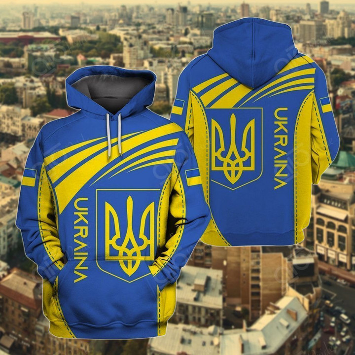 Ukraine Coat Of Arms Unisex Hoodies Bt13