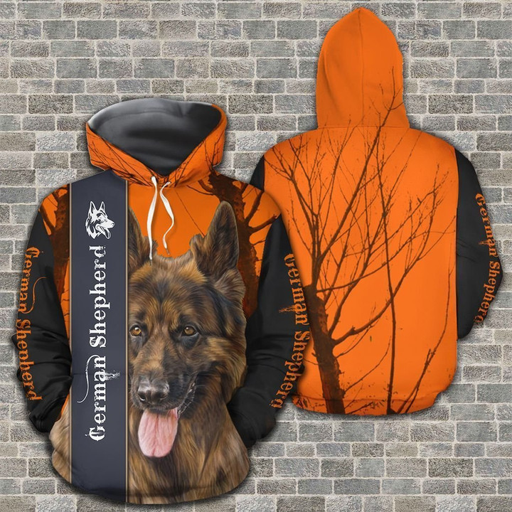 German Shepherd Dog Pullover Unisex Hoodie Bt01