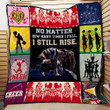Keep Calm And Cheer On Quilt D239