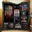 The Second Amendment Quilt Blanket Design By Exrain