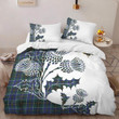 MacInnes Tartan Crest Bedding Set - Thistle Style