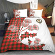 MacFie Of Dreghorn Tartan Crest Bedding Set - Thistle Style
