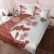 MacFie Of Dreghorn Tartan Crest Bedding Set - Thistle Style