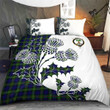 MacEwen Tartan Crest Bedding Set - Thistle Style
