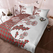 MacBain Tartan Crest Bedding Set - Thistle Style
