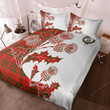 Livingstone Tartan Crest Bedding Set - Thistle Style
