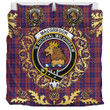 MacGregor of Glengyle Tartan Crest Bedding Set - Golden Thistle Style