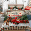 All Hearts Come Home For Christmas Love Horse Quilt Bedding Set