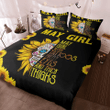 May Girl Sunflower Skull With Tattoos Bedding Set W0509217