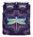 Purple Dragonfly Mandala Cl05100197Mdb Bedding Sets