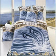 3D Oil Dolphin Bedding Set All Over Prints
