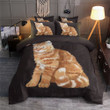 Orange Tabby Cat Bedding Set All Over Prints