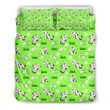 Cartoon Daisy And Cow Bedding Set All Over Prints