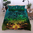 Skull Twin Queen King Cotton Bed Sheets Spread Comforter Duvet Cover Bedding Set Iyv