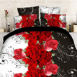 Red Rose Bedding Set All Over Prints