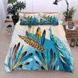 Peacock And Feathers Bedding Set All Over Prints