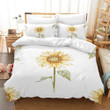 Sunflowers With Watercolor Bedding Set All Over Prints