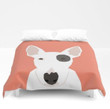 3D Bull Terrier Bedding Set All Over Prints