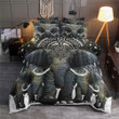 Giant Elephant Family Cotton Bed Sheets Spread Comforter Duvet Cover Bedding Sets