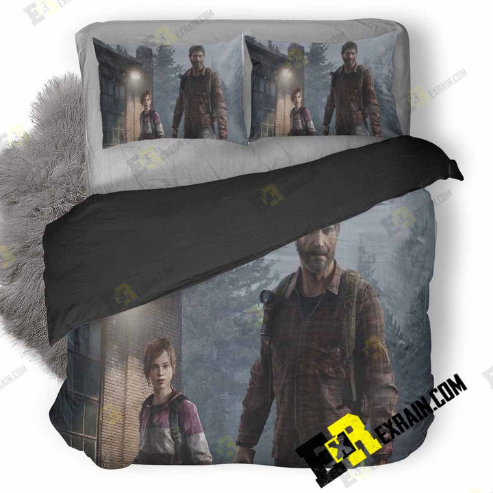 The Last Of Us Joel Eliie 3D Customized Bedding Sets Duvet Cover Set Bedset Bedroom Set Bedlinen