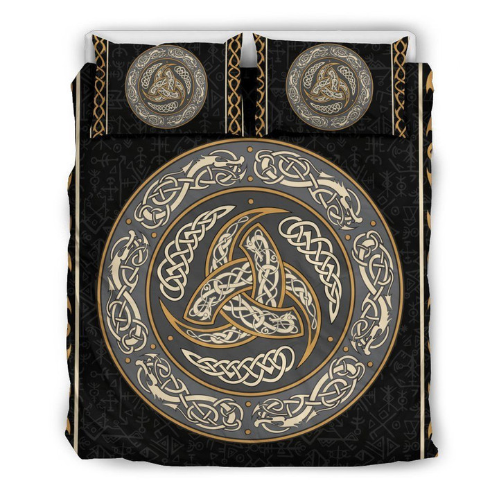 Viking Odins Horn Bedding Set Bedroom Decor