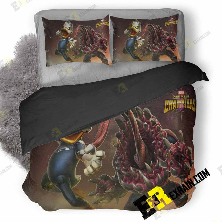 Venom The Duck Contest Of Champions 7S 3D Customized Bedding Sets Duvet Cover Set Bedset Bedroom Set Bedlinen