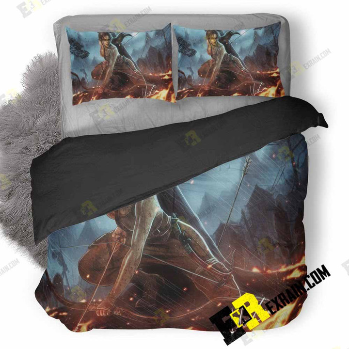Tomb Raider Arts P3 3D Customized Bedding Sets Duvet Cover Set Bedset Bedroom Set Bedlinen