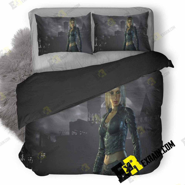 Talia Al Ghul Batman Arkham Asylum L9 3D Customized Bedding Sets Duvet Cover Set Bedset Bedroom Set Bedlinen