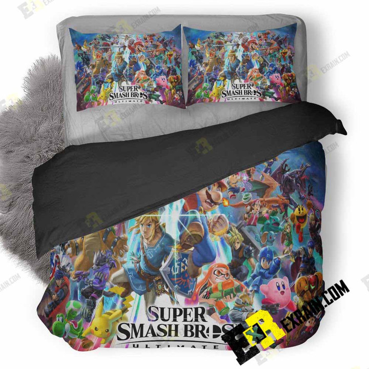 Super Smash Bros Ultimate Wl 3D Customized Bedding Sets Duvet Cover Set Bedset Bedroom Set Bedlinen
