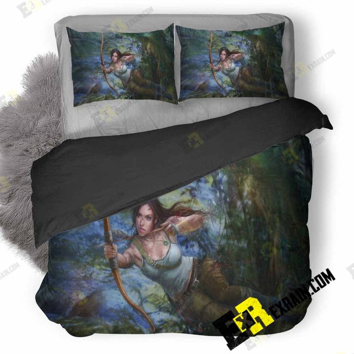 Tomb Raider Arts 9L 3D Customized Bedding Sets Duvet Cover Set Bedset Bedroom Set Bedlinen