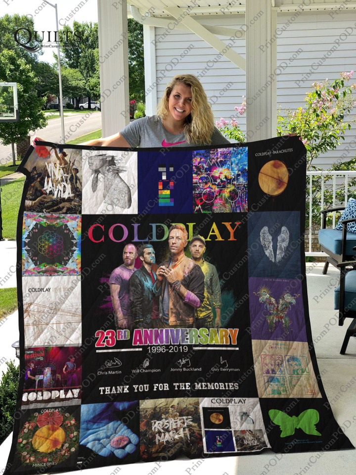 Bl - Coldplay Quilt Blanket
