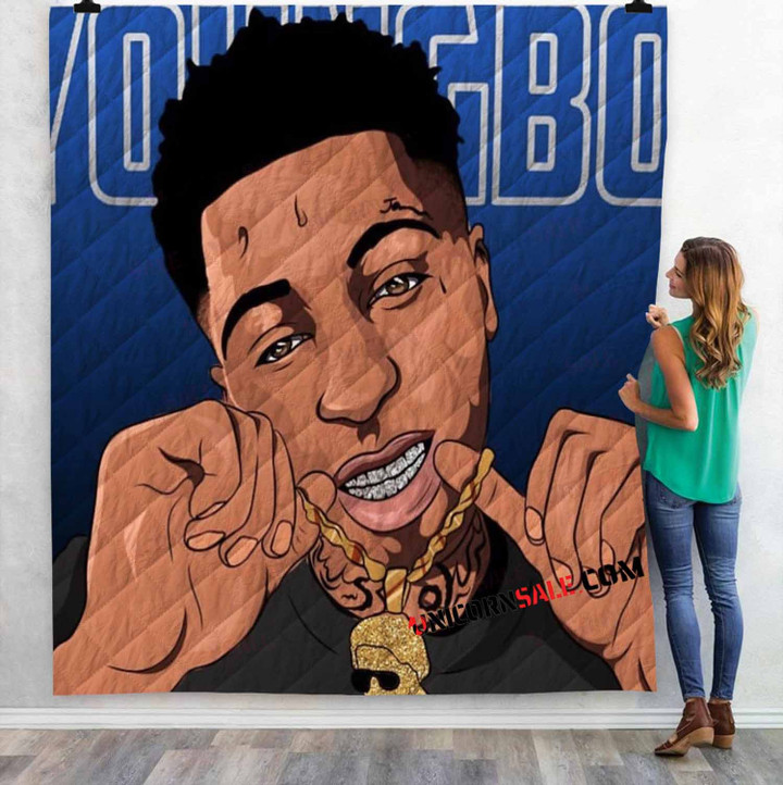 Famous Rapper Young Noble v 3D Customized Personalized Quilt Blanket
