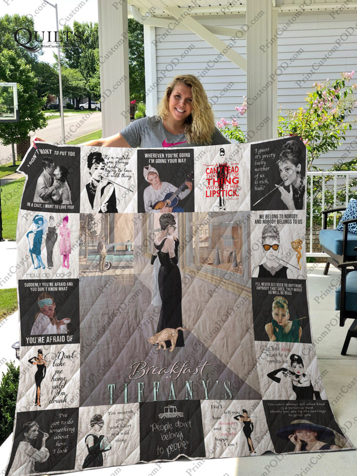 Breakfast At Tiffany'S Quilt Blanket For Fans Ver 17