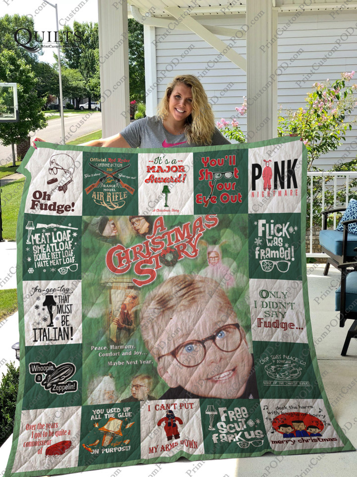 M- A Christmas Story Quilt Blanket Ver 17-2
