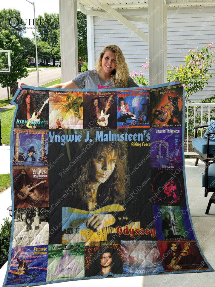 Yngwie Malmsteen Albums Quilt Blanket For Fans Ver 17