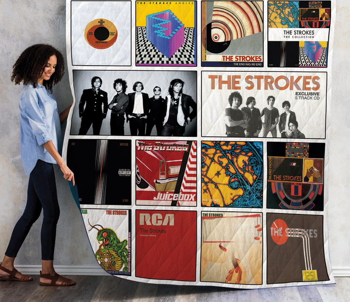 The Strokes Quilt Blanket 01
