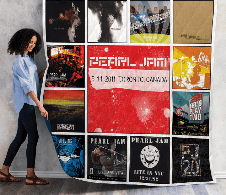 Pearl Jam Live Albums Quilt Blanket New