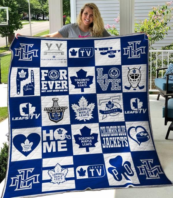 Maple Leafs Quilt Blanket 02