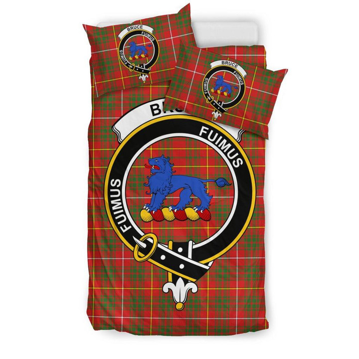 Bruce Clan Badge Tartan Bedding Sets