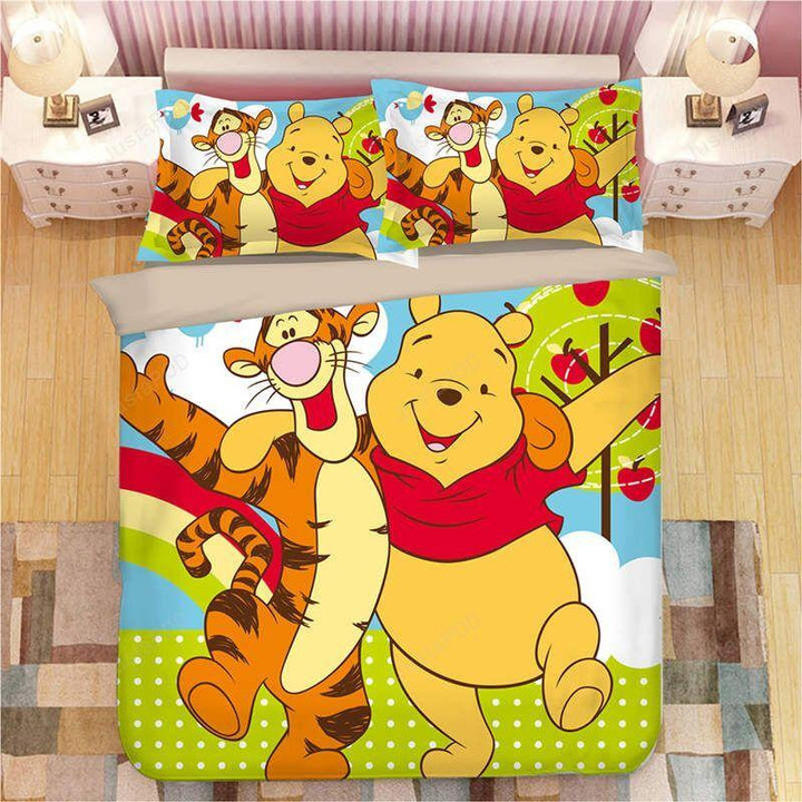 Disney-Tigger-Winnie-The-Pooh-Bedding-Set (Duvet Cover & Pillow Cases)