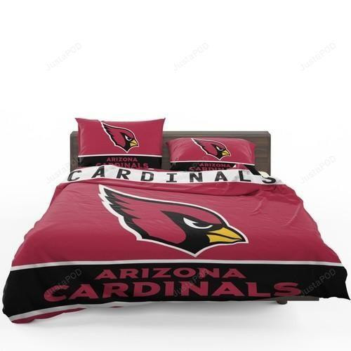 Nfl Arizona Cardinals Logo 3d Printed Duvet Cover Bedding Set