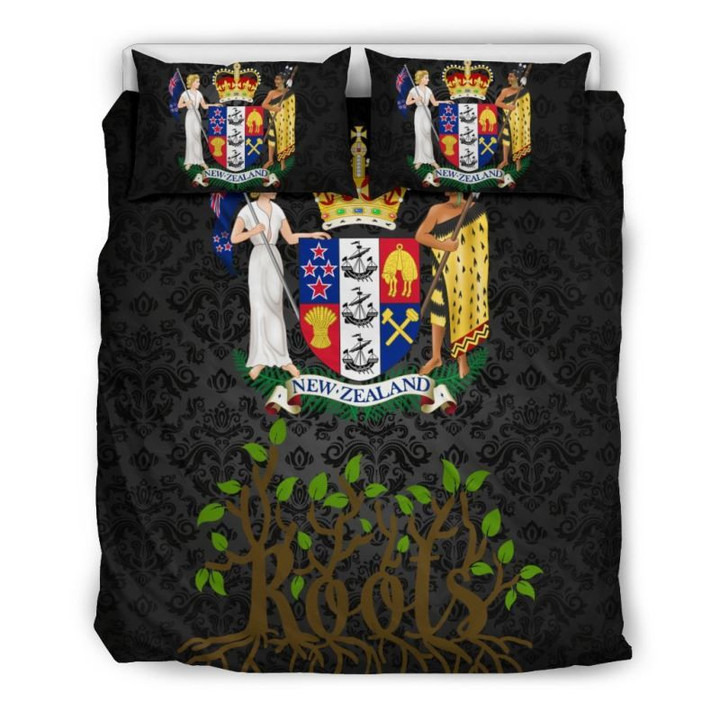 New Zealand Root Coat Of Arms Bedding Set W8