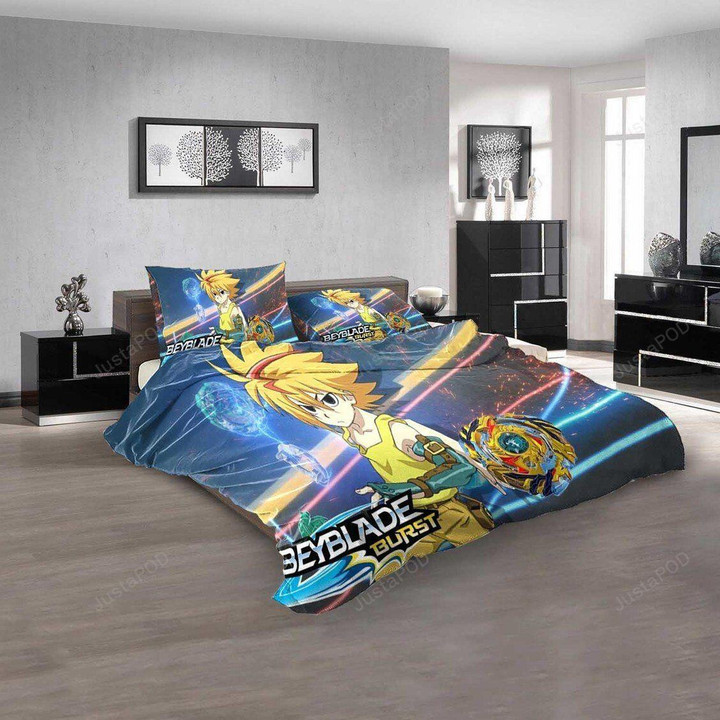 Cartoon Movies Beyblade 3d Bedding Set (Duvet Cover & Pillow Cases)
