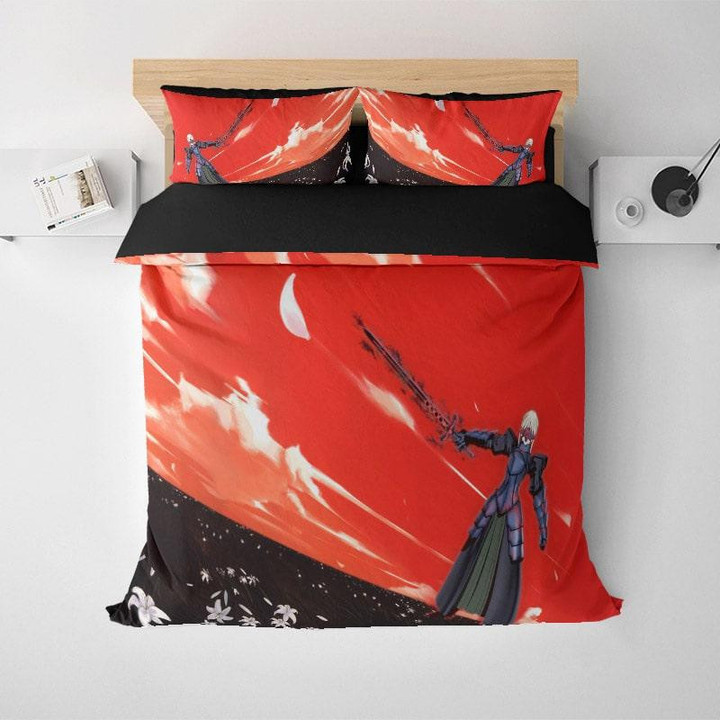 Saber Liliy Premium Brushed Fate Series stay Night Bedding