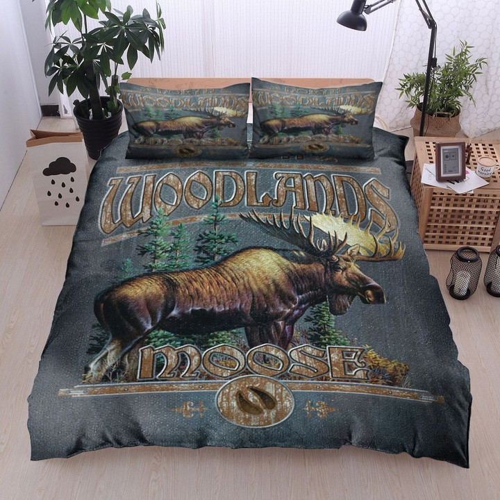 Woodlands Moose Sign Dv2812192B Bedding Sets