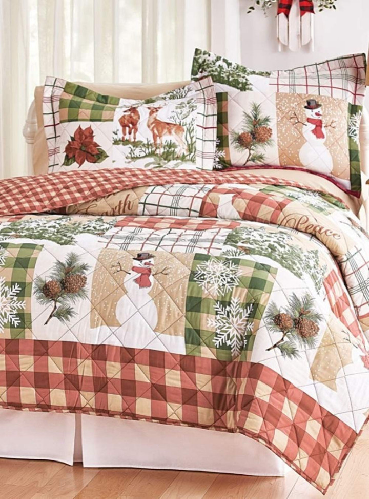 Christmas Snowman Cla2911786B Bedding Sets