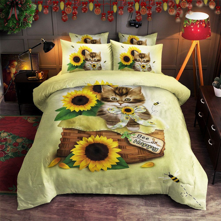 Sunflower And Cat Nn2510117T Bedding Sets