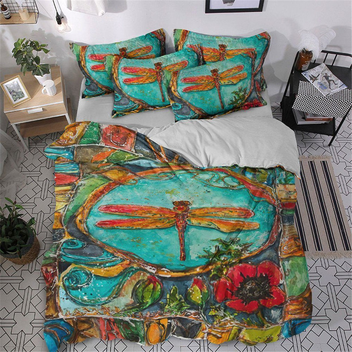 Dragonfly Tt070932T Cotton Bed Sheets Spread Comforter Duvet Cover Bedding Sets