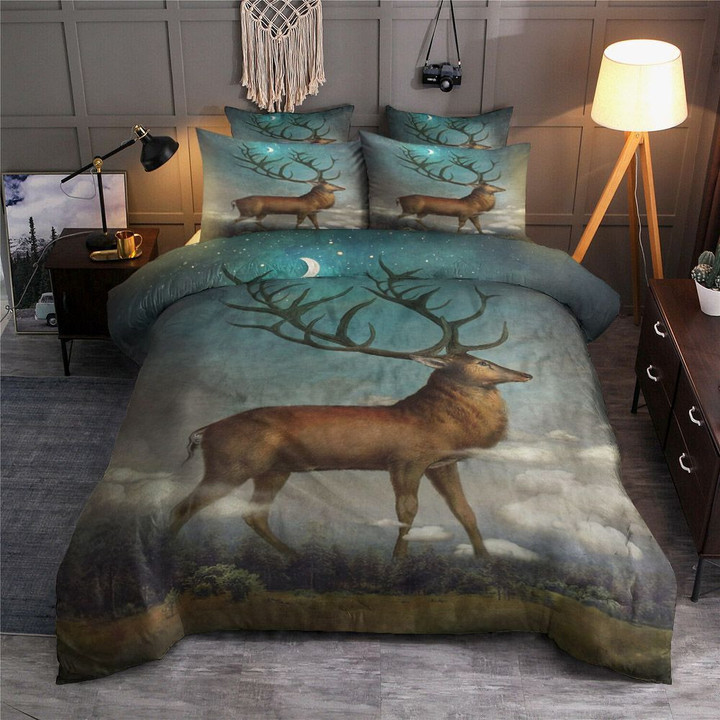Deer Moon Night Hn0901119B Bedding Sets